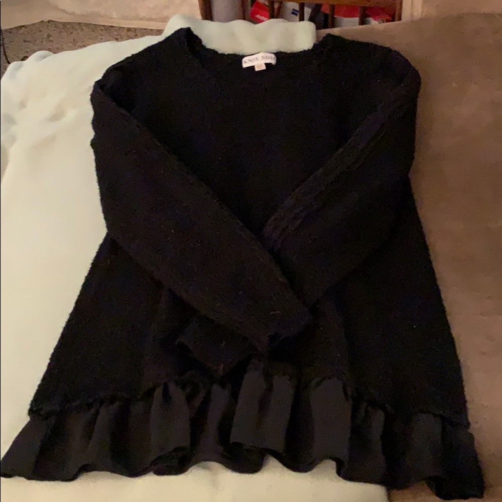 Black long sleeve sweater